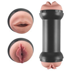 LoveToy Masturbateur Double Side Vagin - Bouche